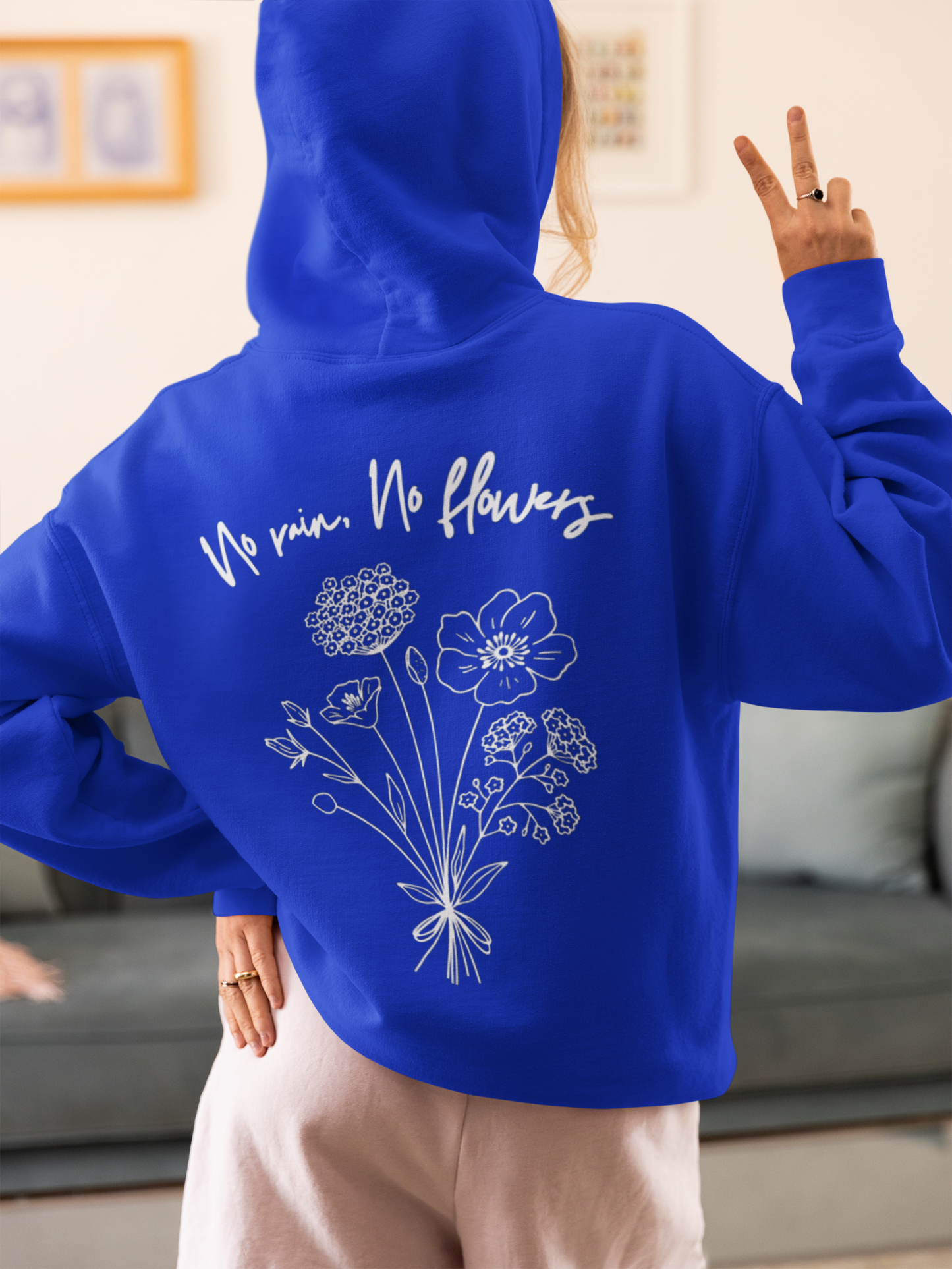 No Rain No Flowers Hoodie