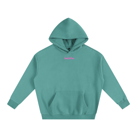 LOVE YOU MORE Green Hoodie